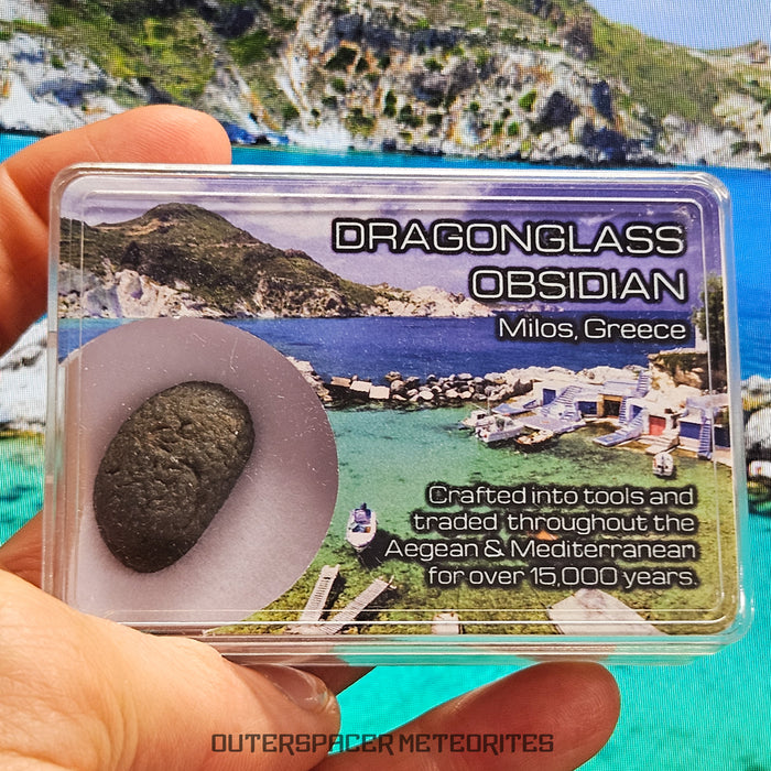 Dragonglass - Obisidian - Complete Individual - 6.87g - Greece (Milos Island)