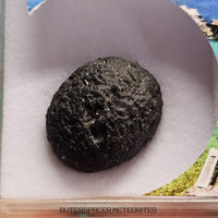 Verre-dragon - Obsidienne - Spécimen Individuel Complet - 7,57g - Grèce (île de Milos)