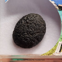 Verre-dragon - Obsidienne - Spécimen Individuel Complet - 7,57g - Grèce (île de Milos)