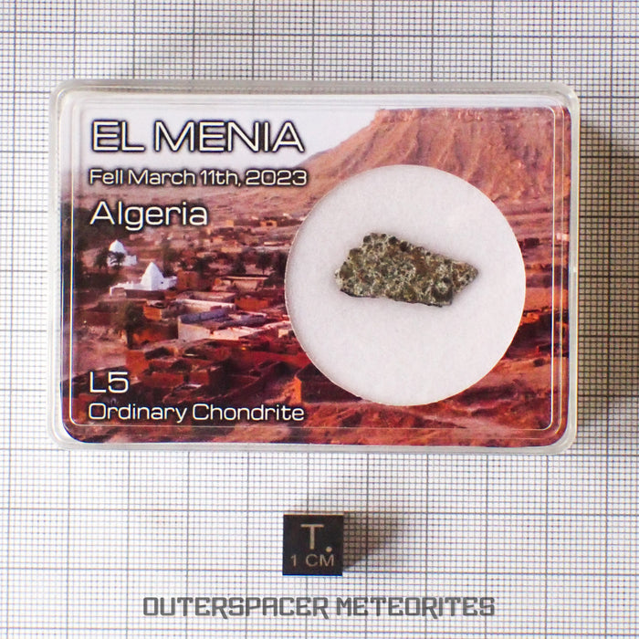El Menia - L5 Ordinary Chondrite - Complete Individual - 0.83 g - Algeria
