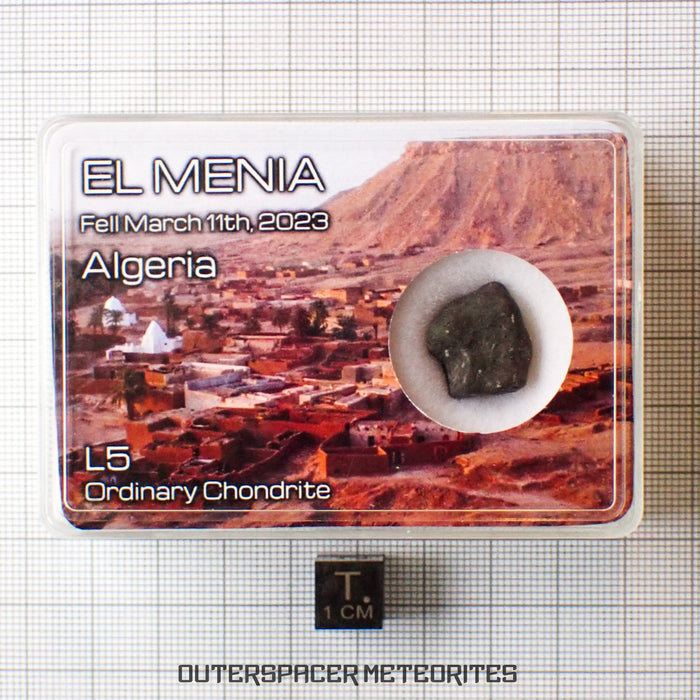 El Menia - L5 Ordinary Chondrite - Complete Individual - 3.98 g - Algeria