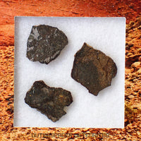 Errachidia 004 - Winonaïte-an - 3 spéc. lith. diff. - Tranches - 0,637 g - Maroc