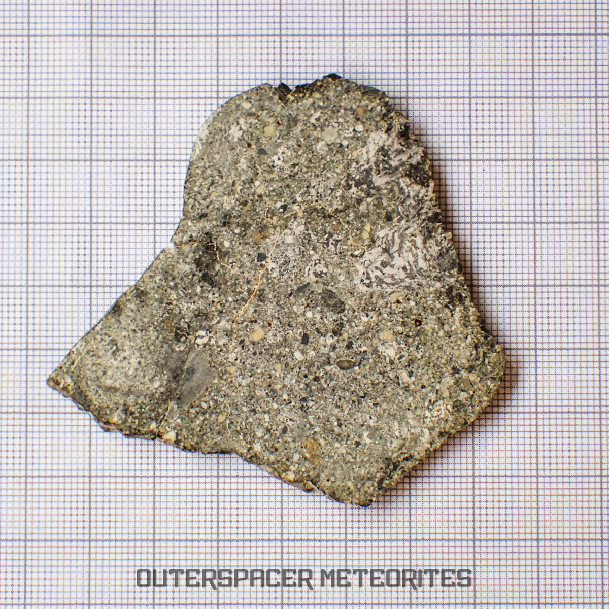 NWA 15856 - Eucrite - Complete Slice - 21.27g - Mauritania