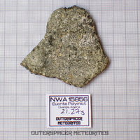 NWA 15856 - Eucrite - Complete Slice - 21.27g - Mauritania