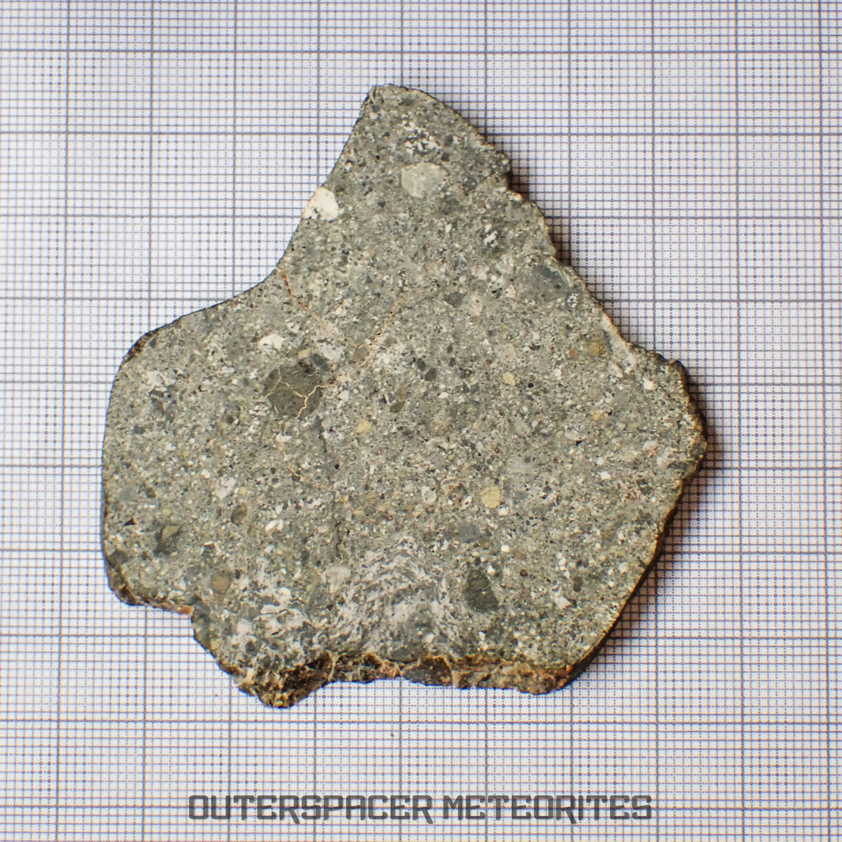 NWA 15856 - Eucrita - Rebanada Completa - 25.47g - Mauritania