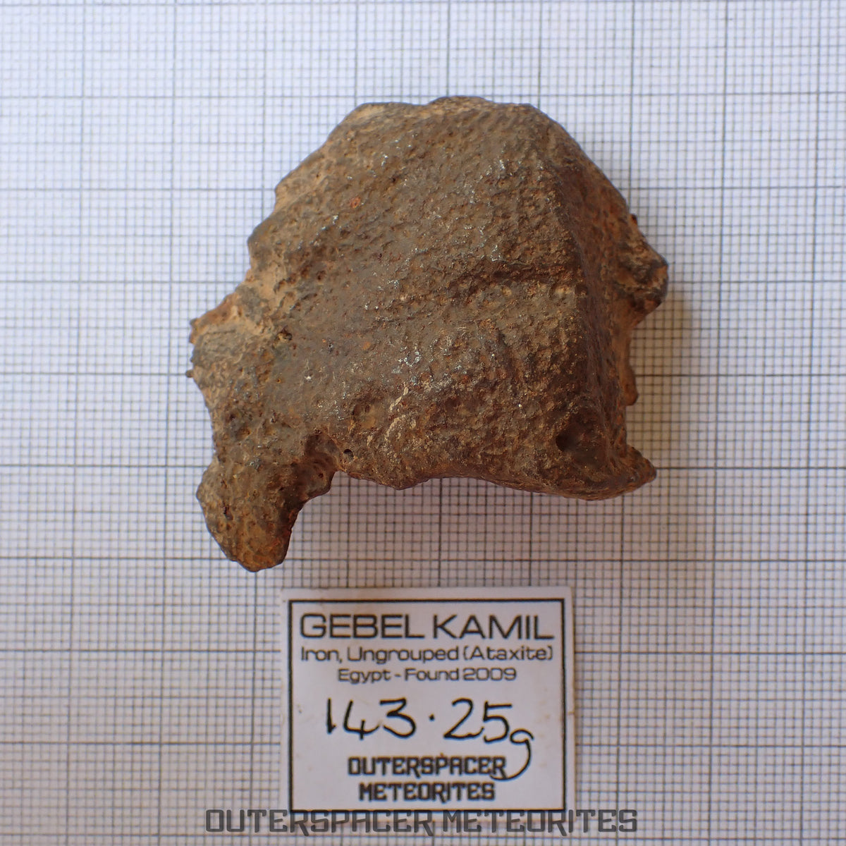 Gebel Kamil - Iron, Ungrouped (Ataxite) - Complete Individual - 143.25g - Egypt