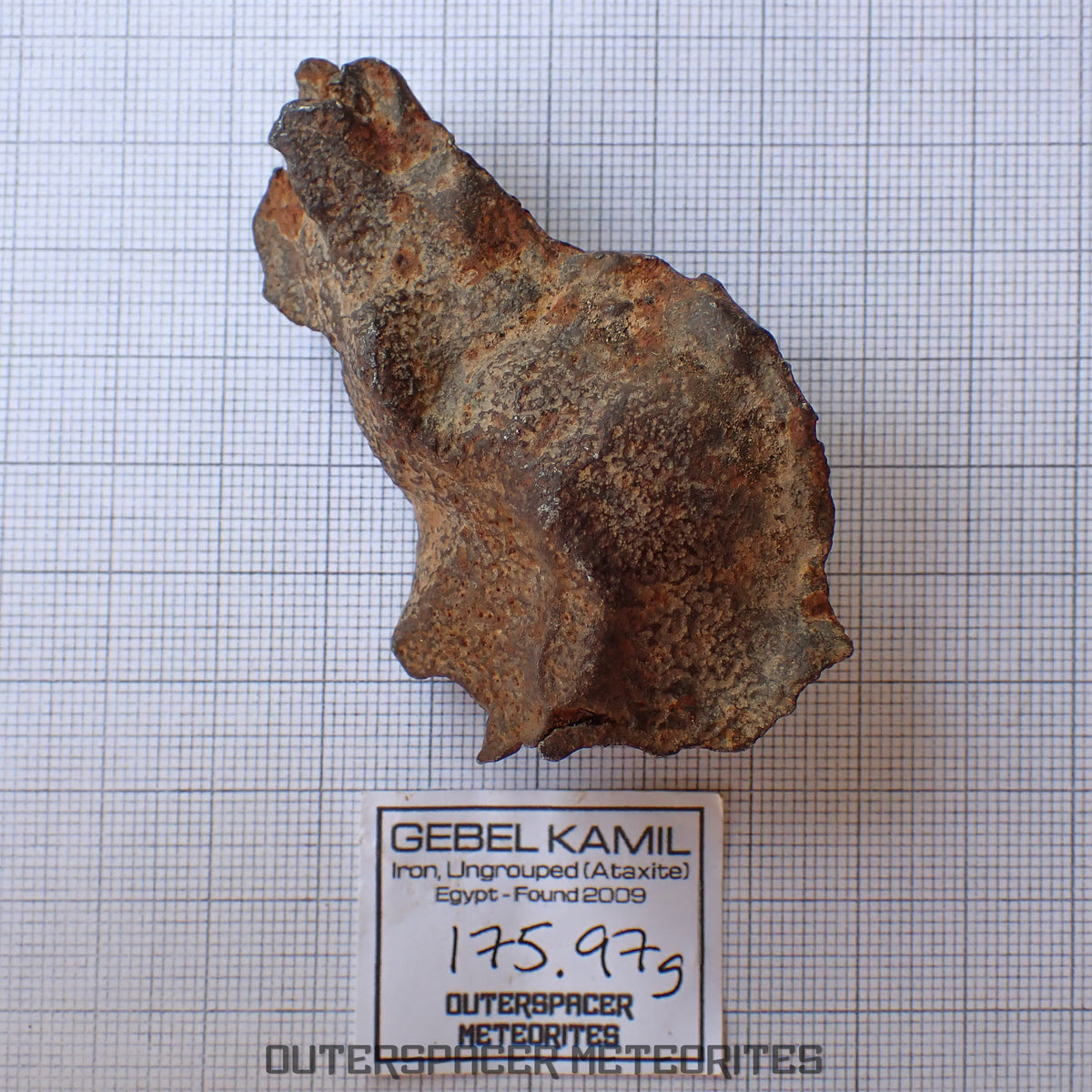 Gebel Kamil - Iron, Ungrouped (Ataxite) - Complete Individual - 175.97g - Egypt