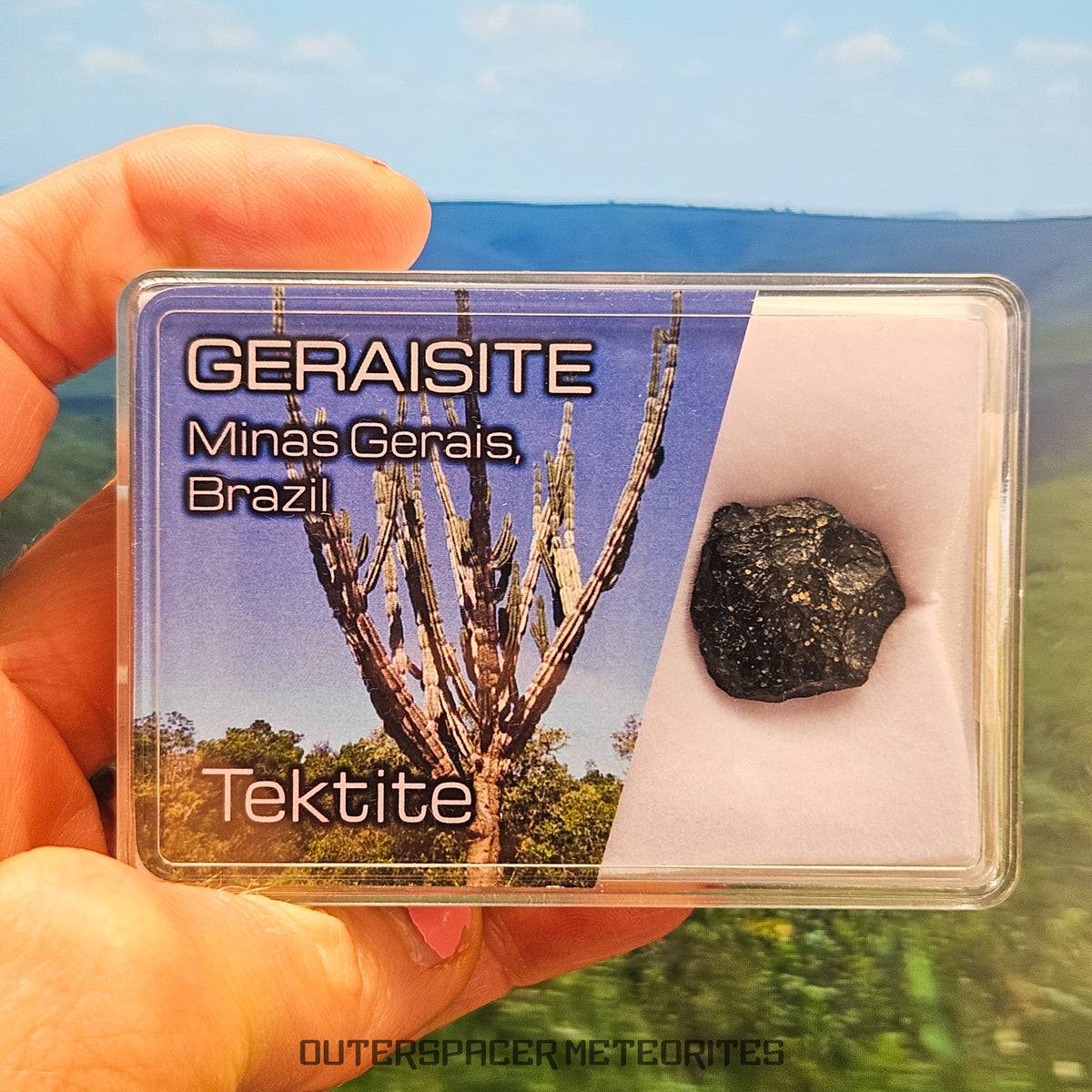 Geraisite - Tektite - Complete Individual - 4.38g - Brazil (Minas Gerias)