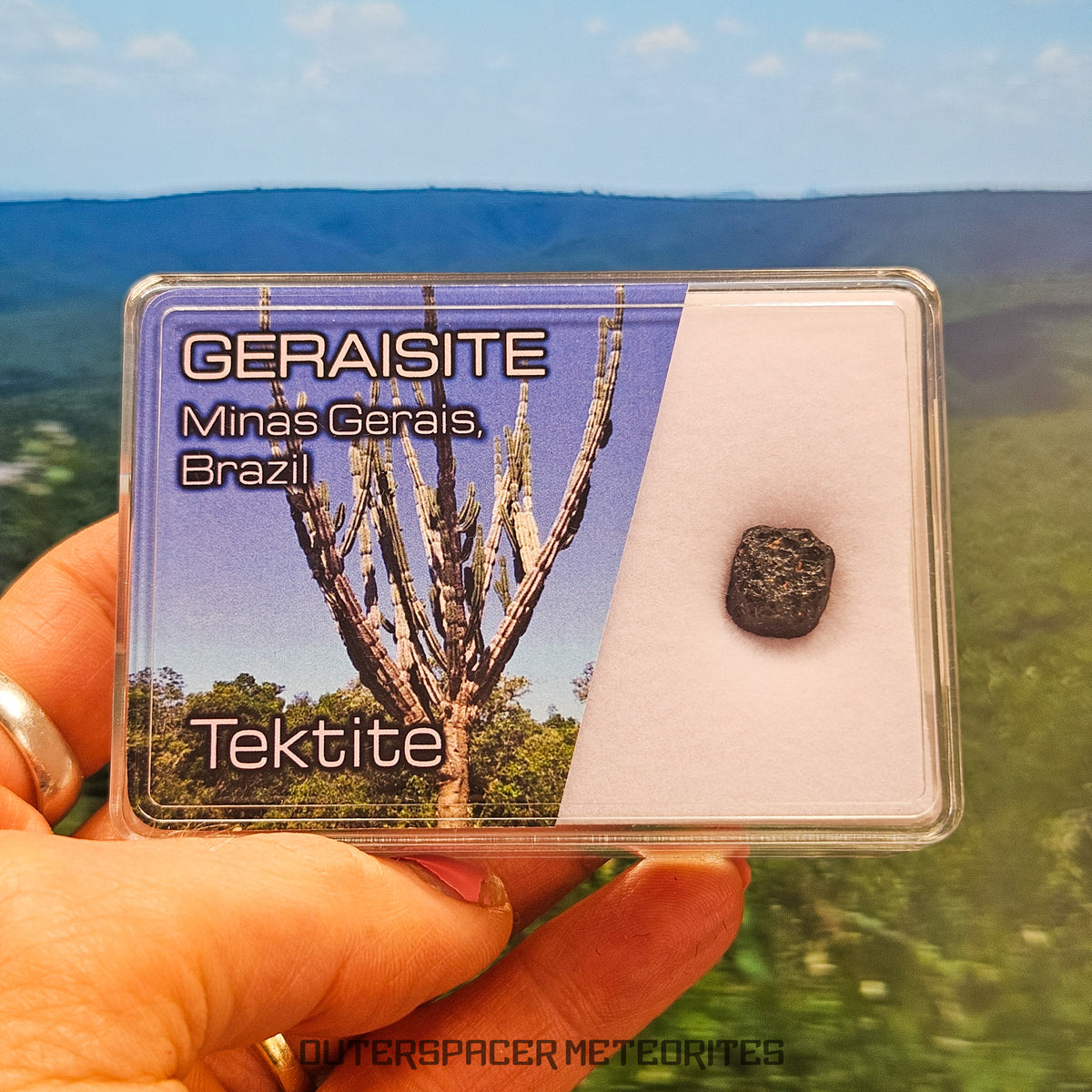 Geraisite - Tektite - Complete Individual - 1.21g - Brazil (Minas Gerias)