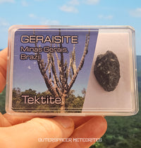 Geraisite - Tectite - Spécimen complet - 26.41g - Brésil (Minas Gerais)