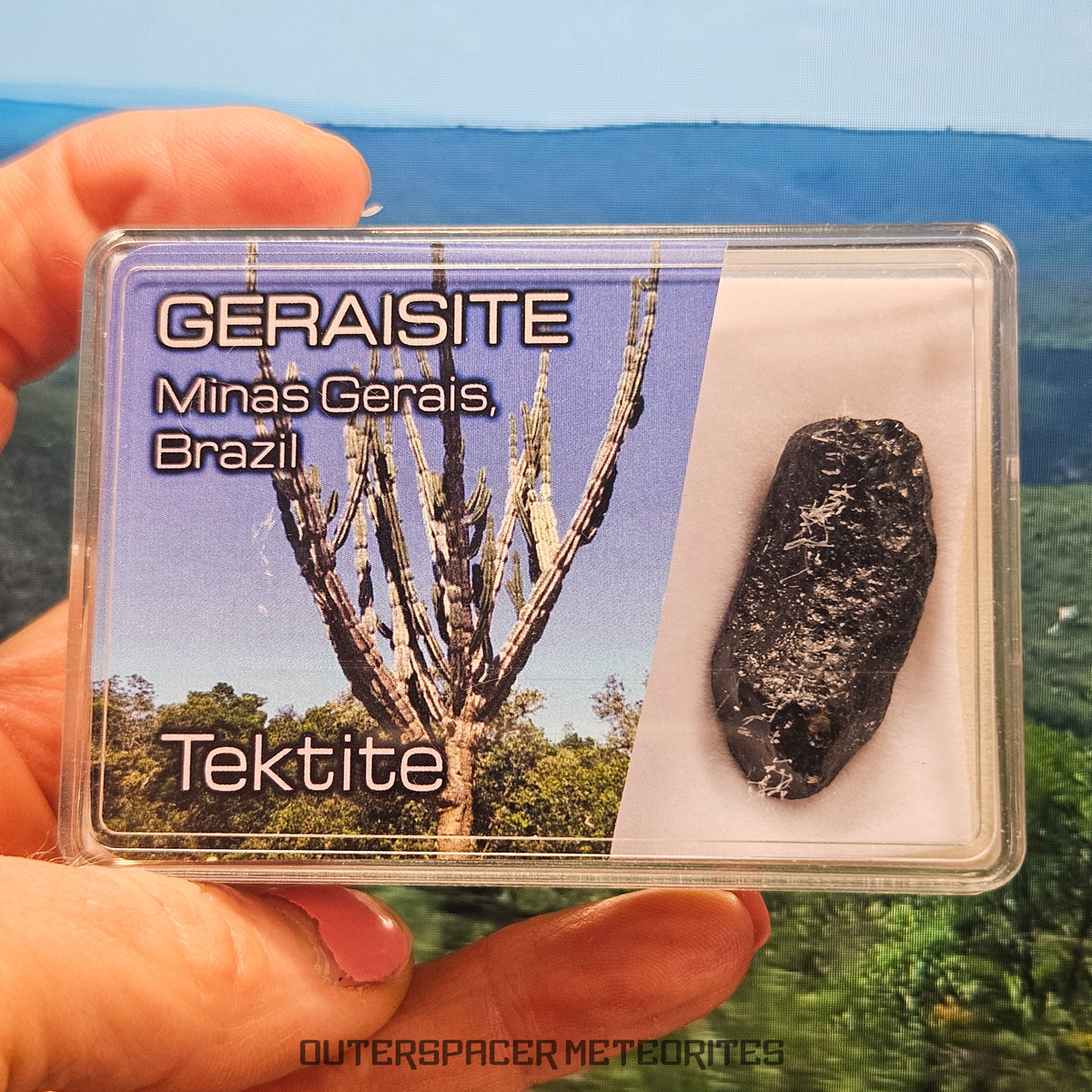 Geraisite - Tektite - Complete Individual - 10.89g - Brazil (Minas Gerias)