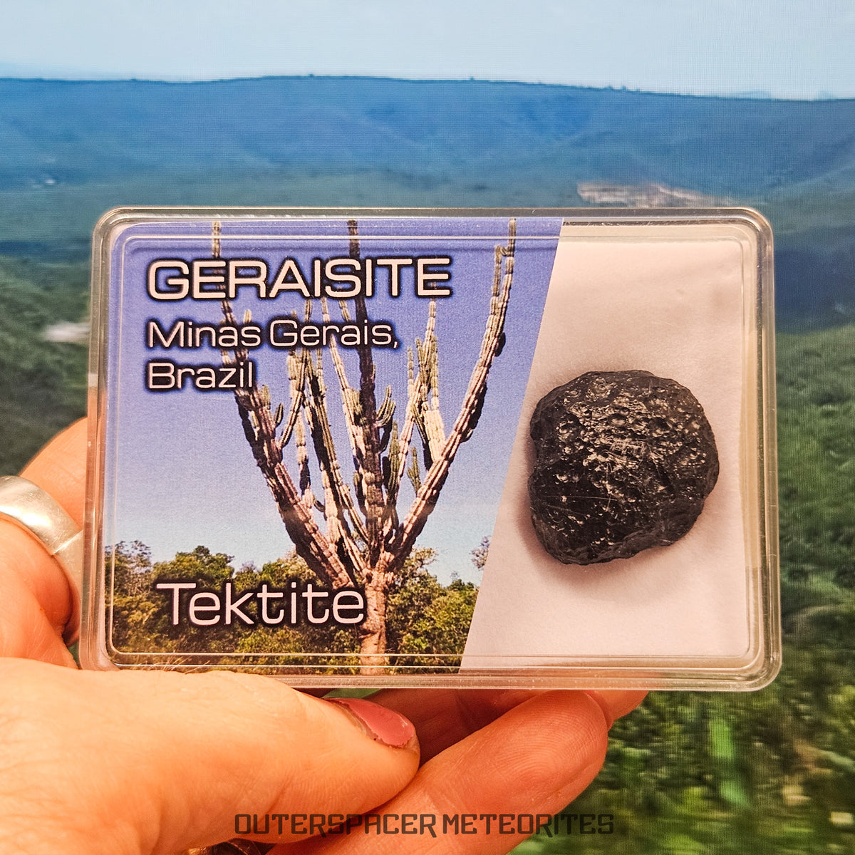 Geraisite - Tectite - Spécimen complet - 10,73g - Brésil (Minas Gerais)