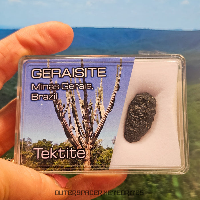 Geraisita - Tectita - Pieza individual completa - 4,49 g - Brasil (Minas Gerais)