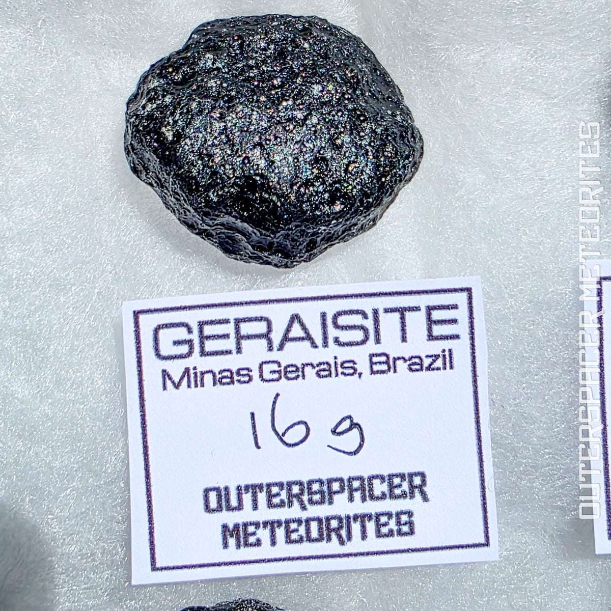 Geraisite - Tektite - Complete Individual - 16g - Brazil (Minas Gerias)