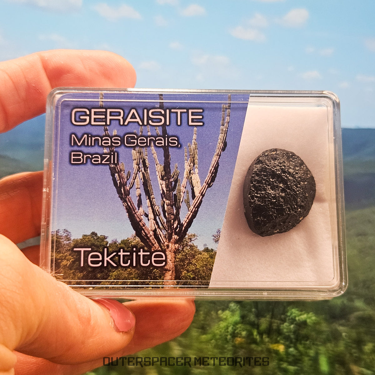 Geraisita - Tectita - Ejemplar completo - 9,32g - Brasil (Minas Gerais)