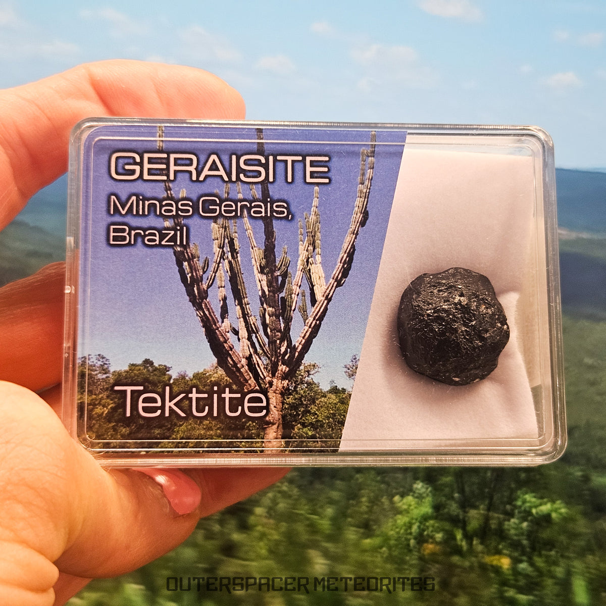 Geraisite - Tektite - Complete Individual - 8g - Brazil (Minas Gerias)