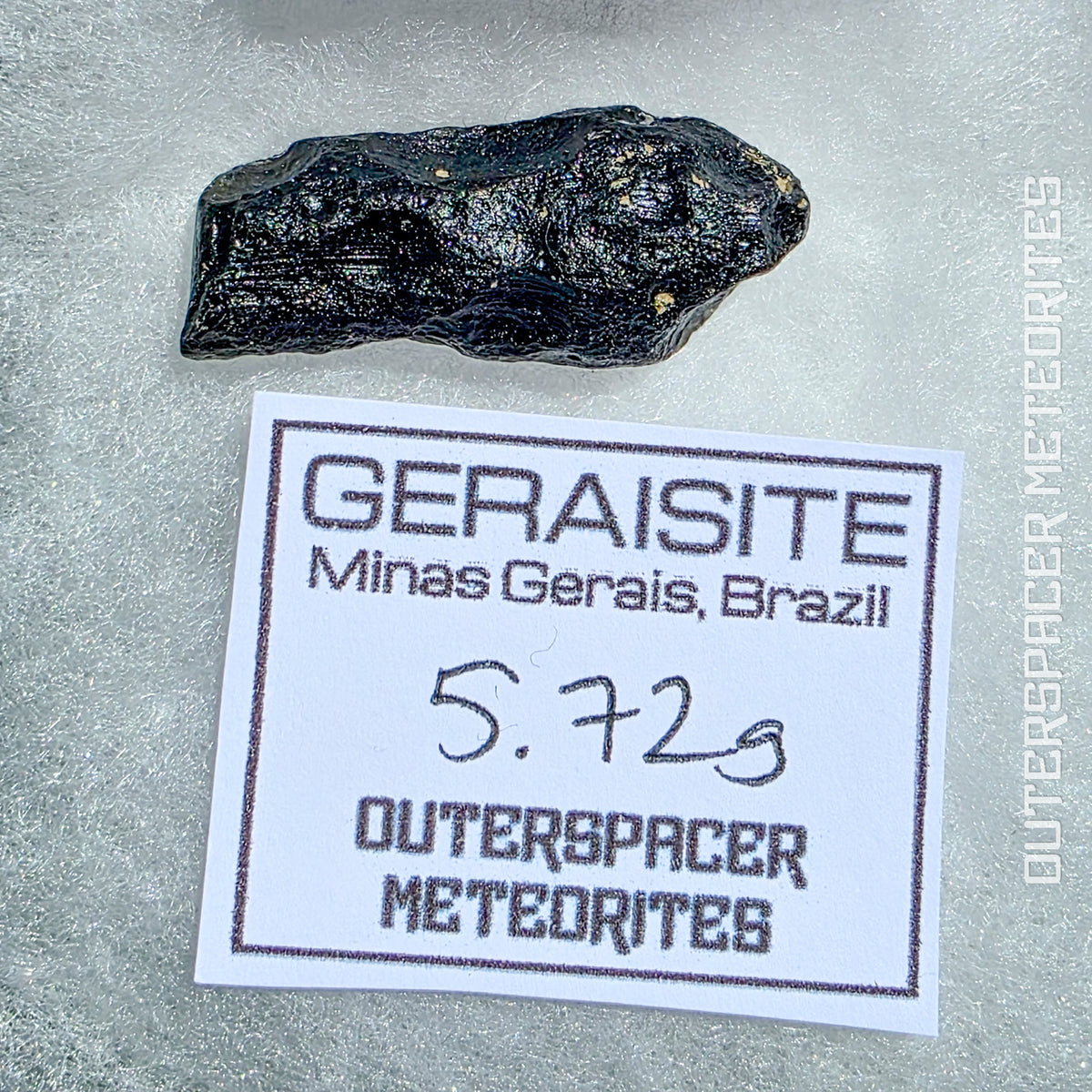 Geraisita - Tectita - Ejemplar Completo - 5.72g - Brasil (Minas Gerais)