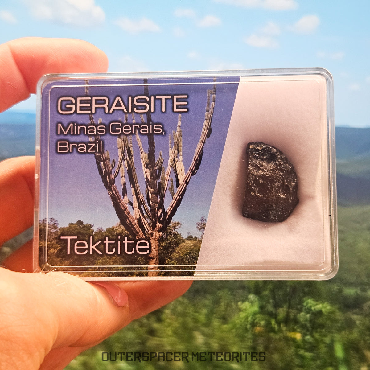 Geraisita - Tectita - Espécimen completo - 4.64g - Brasil (Minas Gerais)