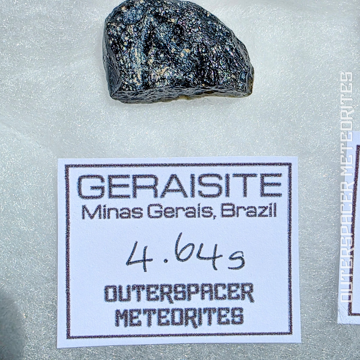 Geraisita - Tectita - Espécimen completo - 4.64g - Brasil (Minas Gerais)