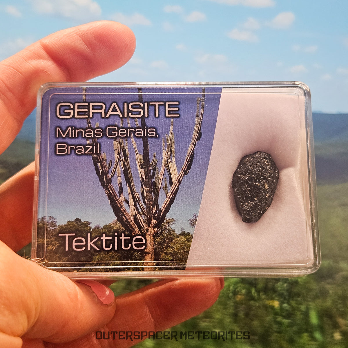Geraisita - Tektita - Individual completo - 3.67g - Brasil (Minas Gerais)