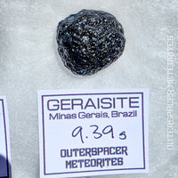 Geraisite - Tektite - Complete Individual - 9.39g - Brazil (Minas Gerias)