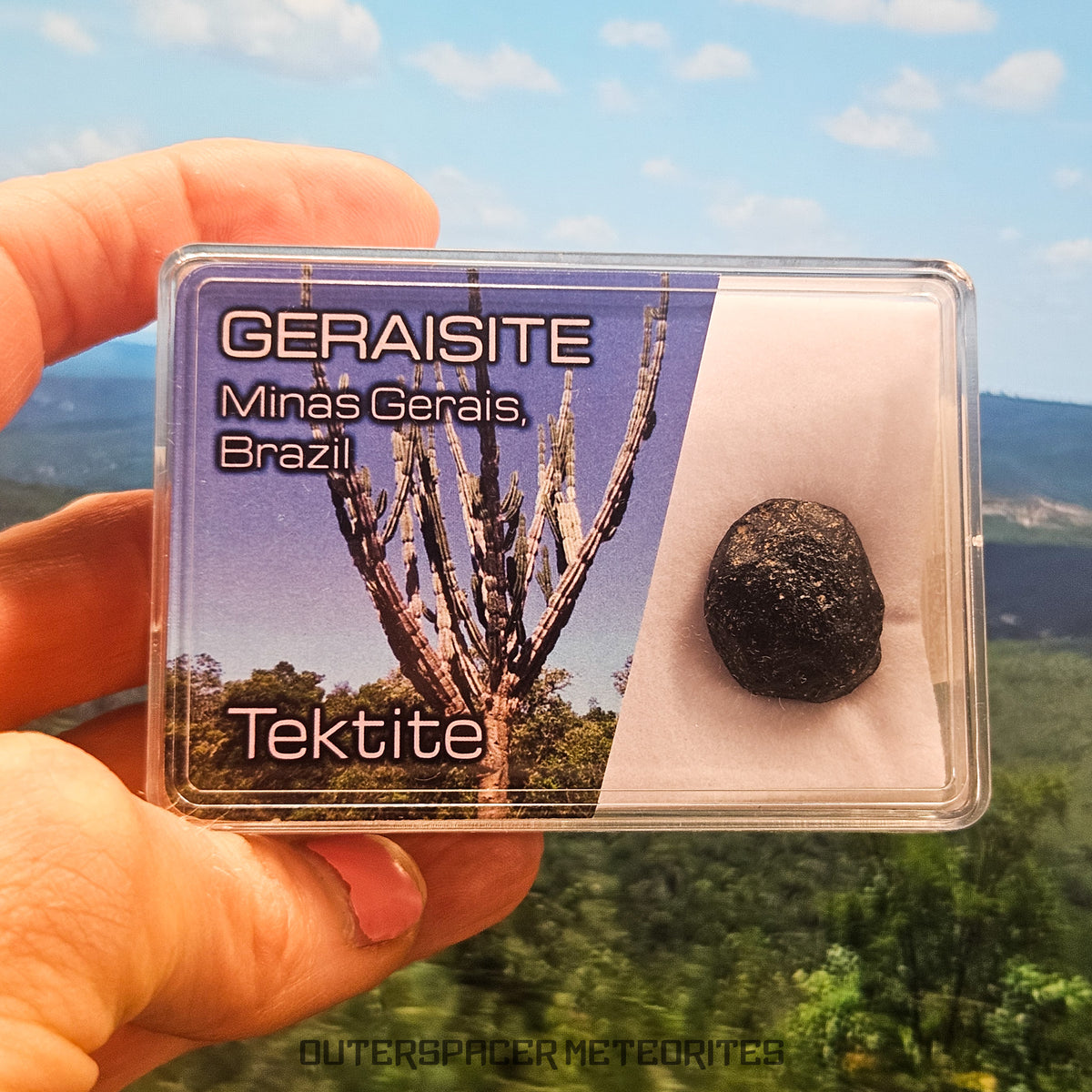 Geraisite - Tektite - Complete Individual - 7.23g - Brazil (Minas Gerias)