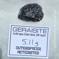 Geraisite - Tektite - Complete Individual - 5.11g - Brazil (Minas Gerias)