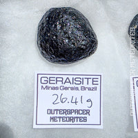 Geraisita - Tectita - Ejemplar completo - 26,41g - Brasil (Minas Gerais)