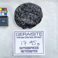 Geraisite - Tektite - Complete Individual - 17.95g - Brazil (Minas Gerias)