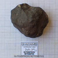 Hammadah al Hamra 346 (también conocido como Ghadamis) - Condrita ordinaria L6 - Ejemplar completo - 246,29g - Libia