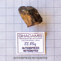 Hammadah al Hamra 346 (aka. Ghadamis) - L6 Ordinary Chondrite - Complete Individual - 22.55g - Libya