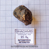 Hammadah al Hamra 346 (aka. Ghadamis) - L6 Ordinary Chondrite - Complete Individual - 35.7g - Libya