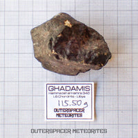 Hammadah al Hamra 346 (aka. Ghadamis) - L6 Ordinary Chondrite - Complete Individual - 115.50g - Libya