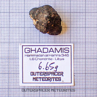 Hammadah al Hamra 346 (alias Ghadamis) - Chondrite ordinaire L6 - Individu complet - 6,65g - Libye