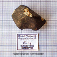 Hammadah al Hamra 346 (aka. Ghadamis) - L6 Ordinary Chondrite - Complete Individual - 83.2g - Libya
