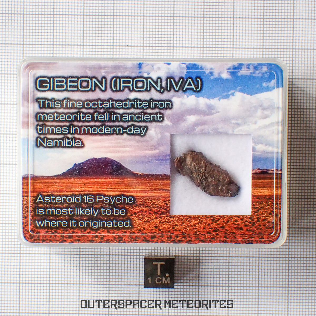 Gibeon - Fer, IVA - Individu complet - 4,58g - Namibie