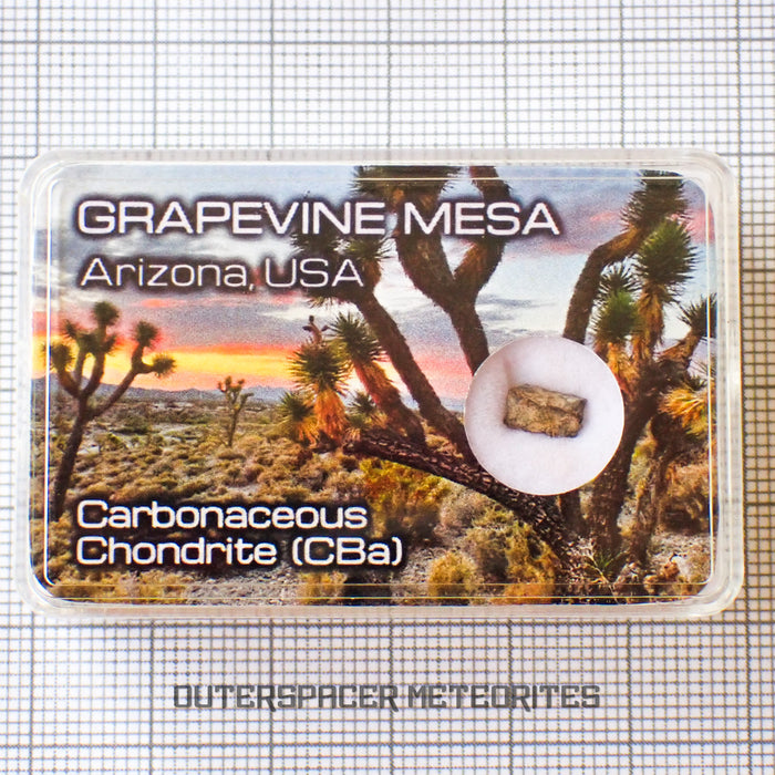 Grapevine Mesa - CBa Carbonaceous Chondrite - Fragment - 0.15g - USA (Arizona)