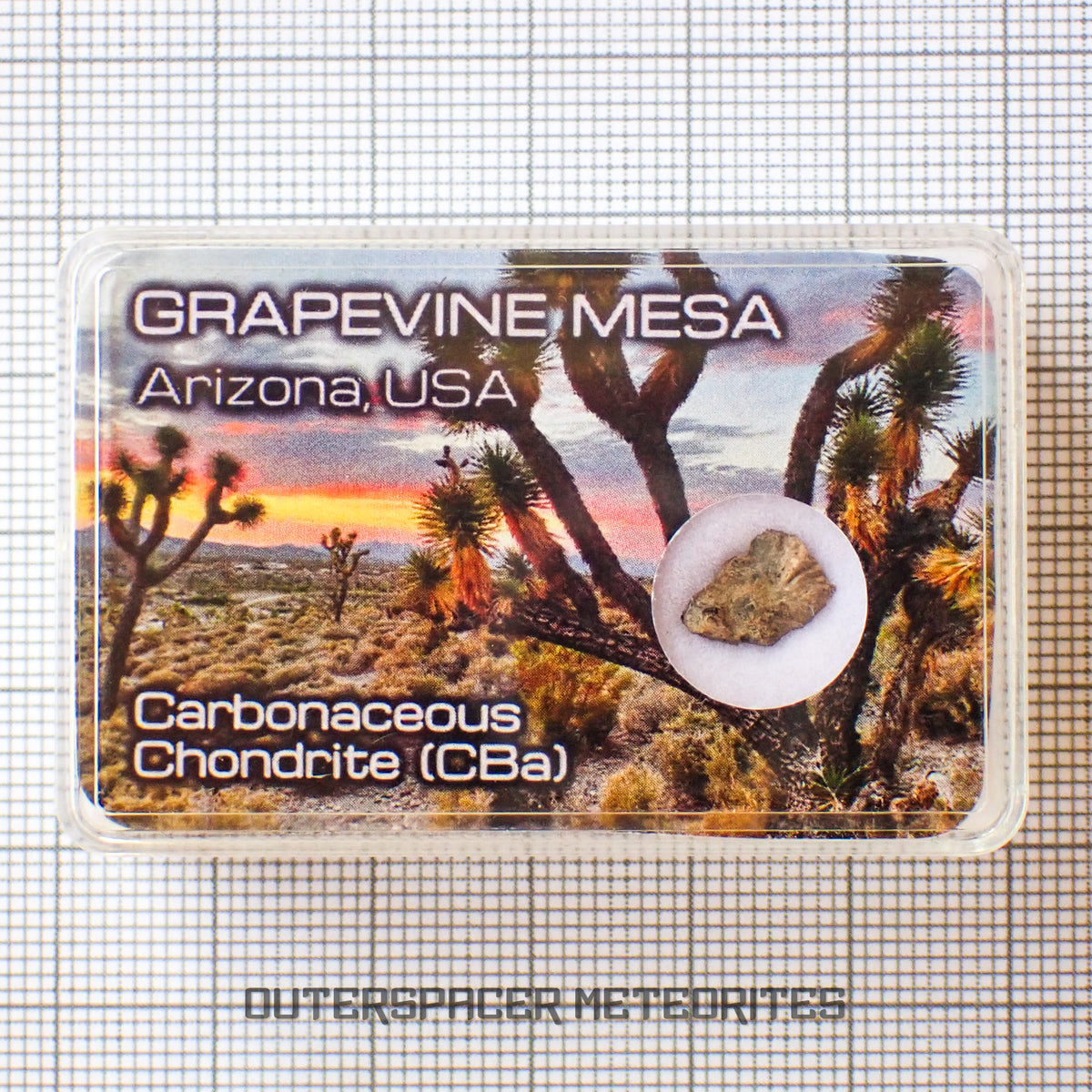 Grapevine Mesa - CBa Carbonaceous Chondrite - Fragment - 0.18g - USA (Arizona)