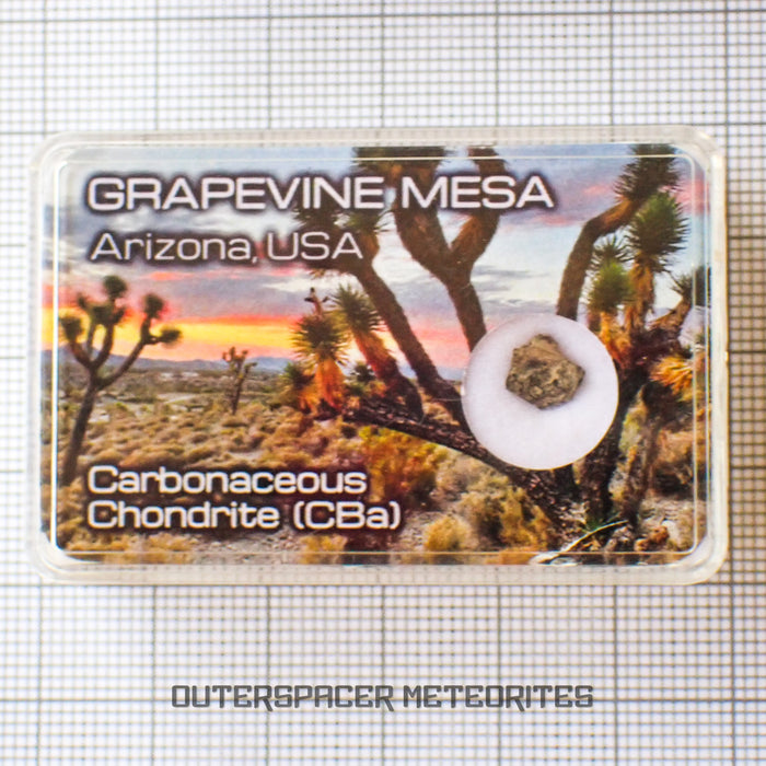 Grapevine Mesa - CBa Carbonaceous Chondrite - Fragment - 0.13g - USA (Arizona)