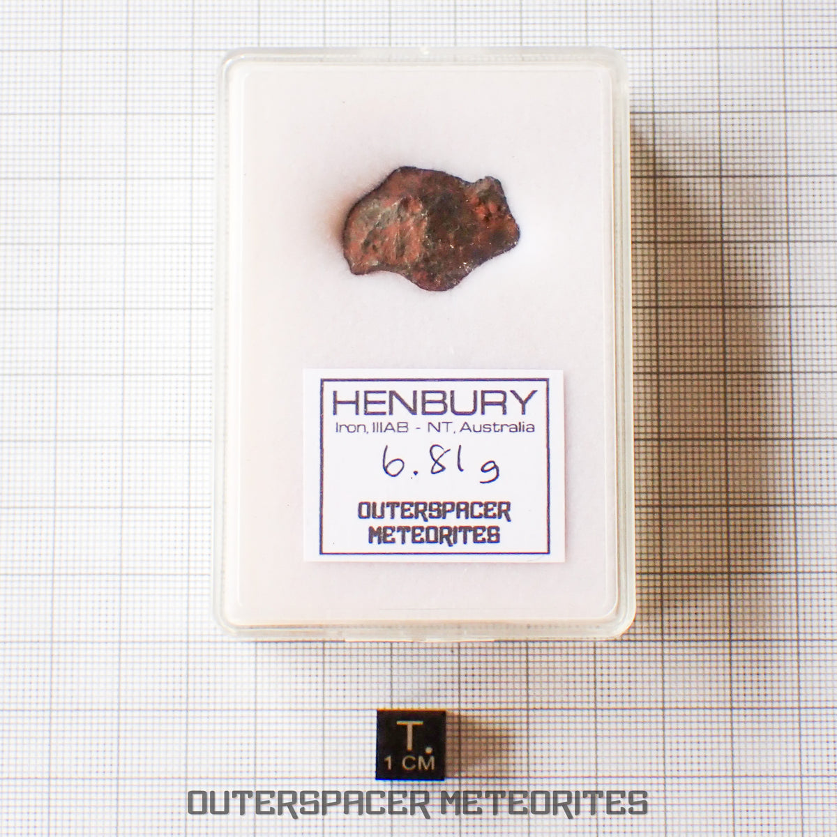 Henbury - Iron, IIIAB - Complete Individual - 6.81g - Australia (Northern Territory)
