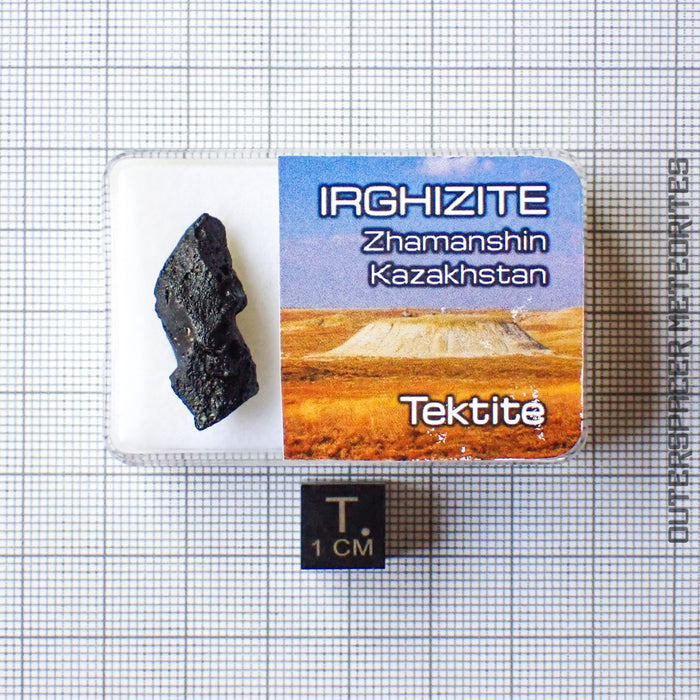 Irgizite - Impactite - Individu complet - 2,25g - Kazakhstan (Cratère de Zhamanshin)