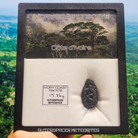 Ivory Coast Tektite (Ivoryite) - Complete Individual - 15.86g - Côte d'Ivoire