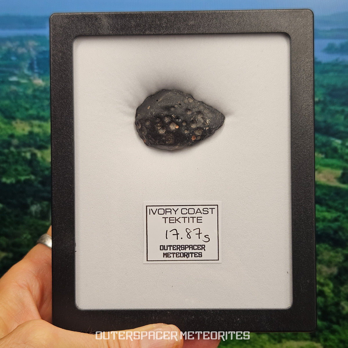Tectite de Côte d'Ivoire (Ivoire) - Individu complet - 8,1g - Côte d'Ivoire