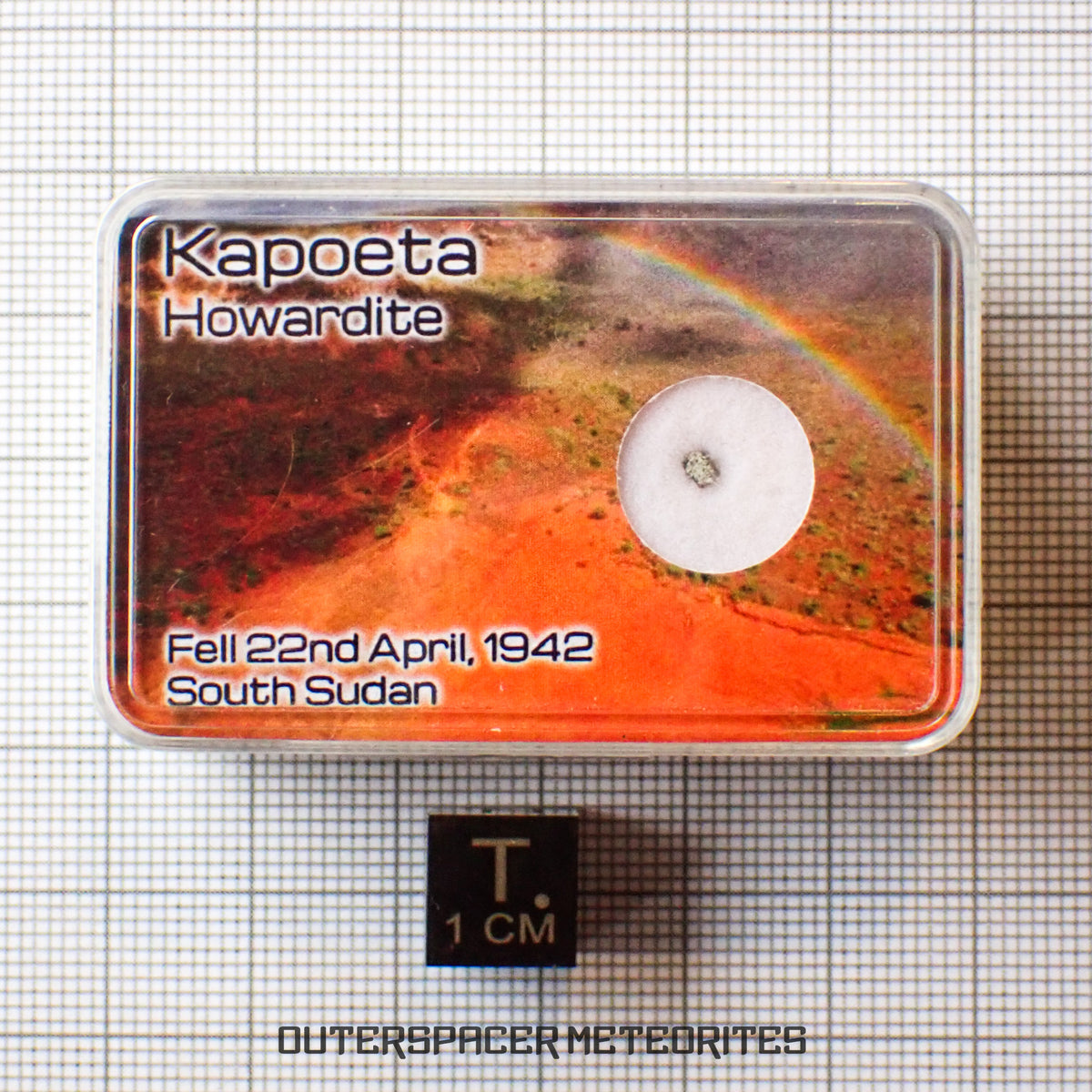 Kapoeta - Howardita - Fragmento - 0.012g - Sudán del Sur
