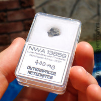 NWA 13859 - Lunar Feldspathic Breccia - Complete Individual - 0.4g - Northwest Africa