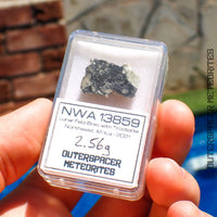 NWA 13859 - Lunar Feldspathic Breccia - End Cut - 2.56g - Northwest Africa
