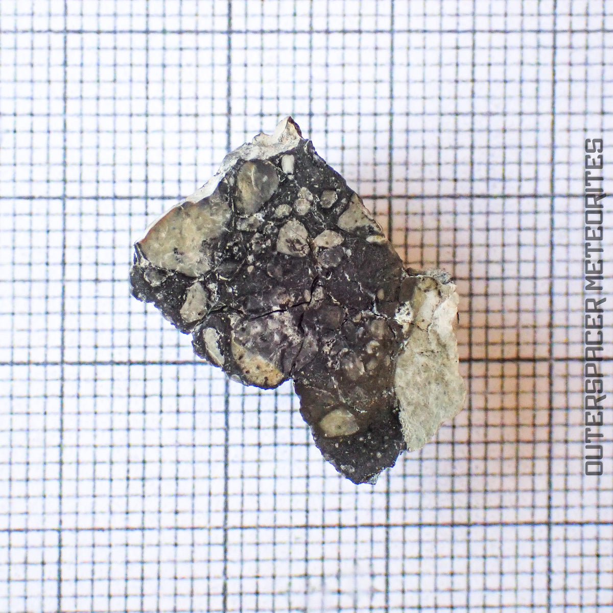 NWA 13859 - Lunar Feldspathic Breccia - End Cut - 2.56g - Northwest Africa