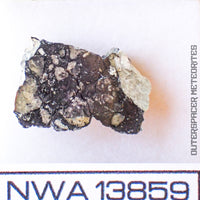 NWA 13859 - Lunar Feldspathic Breccia - End Cut - 2.56g - Northwest Africa
