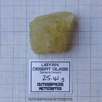 Cristal del Desierto Líbico - Impactita - Ejemplar Completo -25.41g - Libia