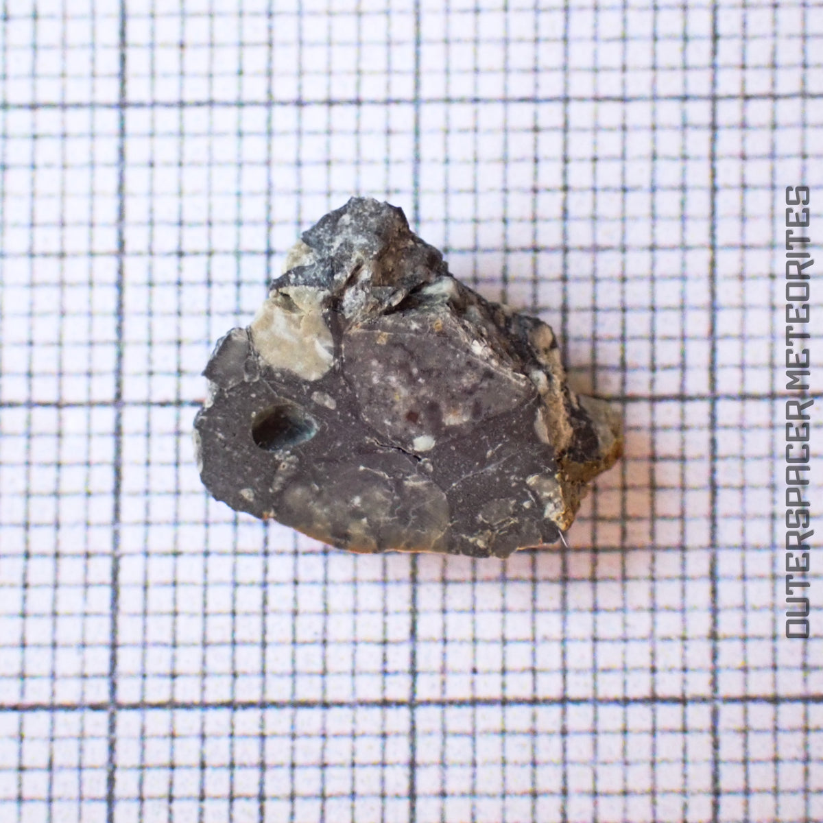 NWA 13859 - Lunar Feldspathic Breccia - End Cut - 0.818g - Northwest Africa